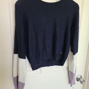 NWT Hollister colorblock crop sweater s